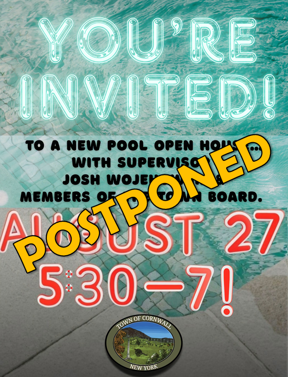 Pool Open House Postponed Pool Open House Postponed